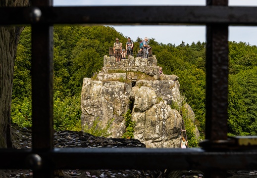 Gitterblick bei den Externsteinen