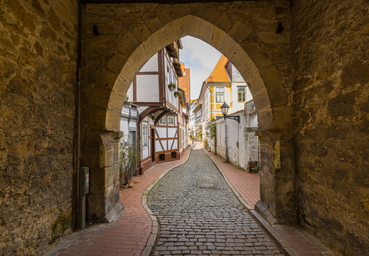 Blick durch den Kehrwiederturm