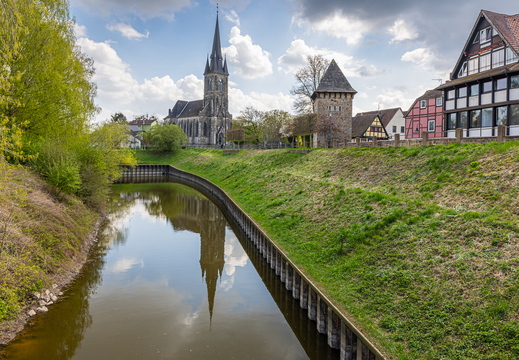 Blick in den Alter Hafen Rinteln