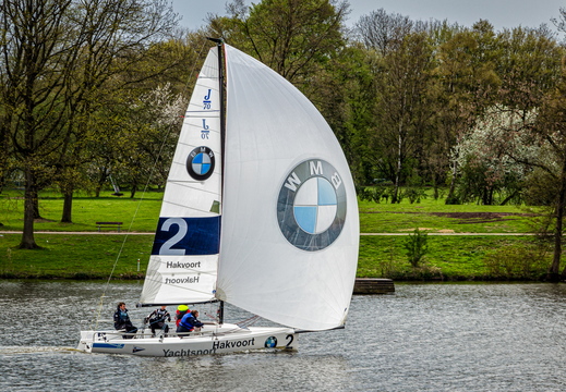 Segelboot auf dem Aasee